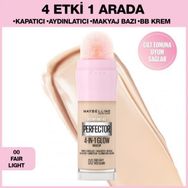 Maybelline New York Instant Perfector Glow 4 Etki 1 Arada Fondöten 01 Light Mini Super Stay Matte Ink Likit Mat Ruj 65 Seductress Makyaj Seti