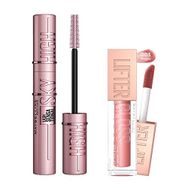 Maybelline New York Lash Sensational Sky High Maskara Lifter Gloss Nemlendirici Dudak Parlatıcısı 003 Moon Makyaj Seti