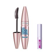 Maybelline New York Lash Sensational Yelpaze Etkili Suya Dayanıklı Siyah Maskara 9.4 ml Mini Falsies Surreal Maskara 4.7 ml Makyaj Seti