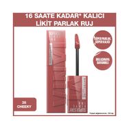 Maybelline New York Super Stay Vinyl Ink Uzun Süre 35 Cheeky Kalıcı Likit Parlak Ruj