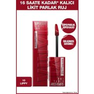 Maybelline New York Super Stay Vinyl Ink Uzun Süre Kalıcı 10 Lippy Likit Parlak Ruj