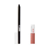 Maybelline New York Tattoo Liner Jel Göz Kalemi 900 Deep Onyx Siyah Mini Super Stay Matte Ink Likit Mat Ruj 65 Seductress Makyaj Seti
