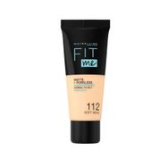 Maybelline No: 112 Soft Beige Fit Me Matte +Poreless Normal To Oily With Clay 30 ml Foundation