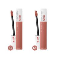 Maybelline Super Stay Matte Ink 65 Seductress 2 Adet Likit Mat Ruj