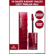 Maybelline Super Stay Vinyl 55 Royal Kalıcı Likit Parlak Ruj