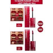 Maybelline Super Stay Vinyl Ink 50 Wicked + 55 Royal Likit Parlak Ruj Seti