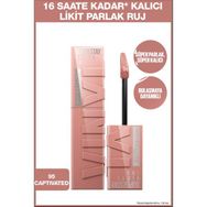 Maybelline Super Stay Vinyl Ink 95 Captivated Likit Parlak Ruj