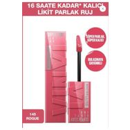 Maybelline Super Stay Vinyl Ink Uzun Süre Kalıcı 145 Rogue Likit Parlak Ruj