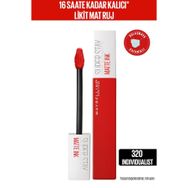 Maybelline Vinyl Ink No:320 Likit Ruj