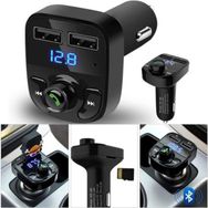 Mbois Car X8 Araç İçi Fm Transmitter Bluetooth Usb Mp3 Sd Kart Kiti