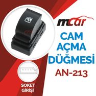 Mcar Sağ Çerçevesiz Fiat Linea Cam Açma Kapama Düğmesi