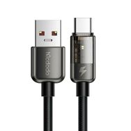 Mcdodo CA-3150 Type-C 100 W LED Işıklı Power Off 1.2 m Siyah Süper Hızlı Data Şarj Kablosu