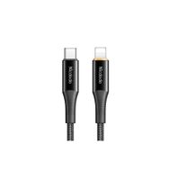 Mcdodo CA-9960 20W PD Type C to 1.2 Mt Siyah Lightning Hızlı Şarj Kablosu