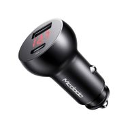 Mcdodo Cc-6810 30w 1xtype-c 1xusb Girişli Pd3.0 Siyah Hızlı Araç Çakmak Şarj Cihazı