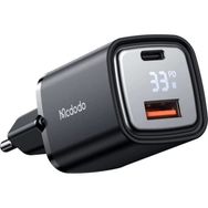 Mcdodo CH-1701 33W 1XUSB 1XTYPE-C Girişli Siyah Dijital Göstergeli Hızlı Şarj Cihazı