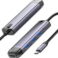 Mcdodo HU-7750 5in1 Type C Macbook Çevirici Çoklayıcı Adaptör