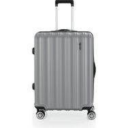 Mcs V208 Lüx Silver Grey 65 cm ABS Valiz