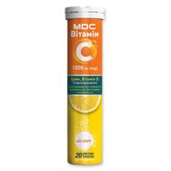 MDC Vitamin C 1000 mg Çinko Vitamin D 20 Efervesan Tablet