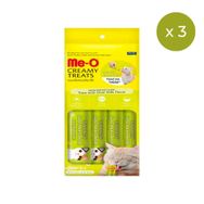 Me-o 4x15 g 3'lü Paket Creamy Treats Ton Balığı Keçi Sütlü Krem Kedi Ödül Maması