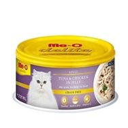 Me-O 80 gr Delite Ton Balıklı Tahılsız Kedi Konservesi