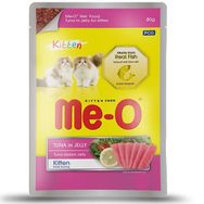 Me-O 80 gr Kitten Jöle İçerisinde Ton Balıklı Yavru Kedi Konservesi