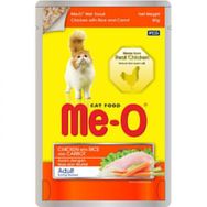 Me-O 80 gr Tavuklu Pirinçli ve Havuçlu Yetişkin Kedi Konservesi