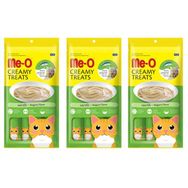 Me-O Creamy Treats Mavi Yüzgeçli Orkinos Balıklı 3 Adet 4x15 gr Sıvı Kedi Ödül Maması