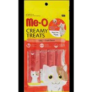 Me-O Creamy Treats Somon Balıklı 4x15 gr Ek Besin ve Kedi Ödülü