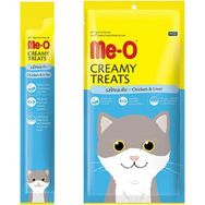 Me-O Creamy Treats Tavuk ve Ciğerli 4x15 gr Yaş Kedi Ödül Maması