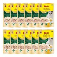 Me-O Delite Pouch Senior Ton Balıklı Yaşlı 12x70 gr Kedi Mama