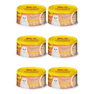 Me-O Delite Tahılsız Sos Iİçinde Tavuk Etli Yetişkin 6x80 gr Kedi Konservesi