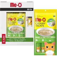 Me-O Kremalı Mavi Yüzgeçli Orkinos Balıklı 8x60 gr Kedi Sıvı Ödül Maması