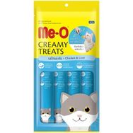 Me-O Tavuk ve Ciğerli Keçi Sütlü 4x15 gr Kedi Ödül Maması