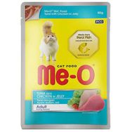 Me-O Ton Balığı ve Tavuklu Jöleli 80 gr Yaş Kedi Maması