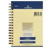 Mead M245434 Cambridge Sarı Kareli A6 70 Yaprak Bloknot