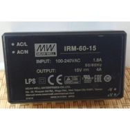 Mean Well IRM-60-15 60 W Tek Çıkışlı Kapsüllenmiş Güç Kaynağı