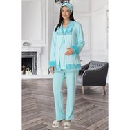 Mecit 5304 Turkuaz Lohusa Pijama Takımı
