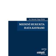 Medeni Hukukta Hata Kavramı - Dr. Mustafa Tolga Özer