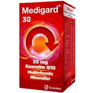 Medigard 30 mg Koenzim Q10 Multivitamin Minareller 30 Tablet