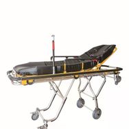 Medikaltec Siyah Döşemeli Ambulans Sedyesi