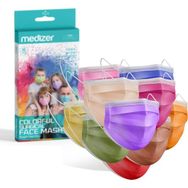 Medizer 3 Katlı 10'lu 10 Kutu Burun Telli Color Serisi Renkli Full Ultrasonik Cerrahi Ağız Maskesi
