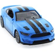 Mega Die Cast Çek Bırak Metal Mavi Spor Araba
