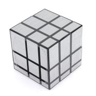 Mega Metalik Gri Geometrik Zeka Küpü