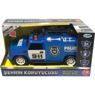 Mega Oyuncak Sürtmeli Sesli Işıklı Polis Aracı