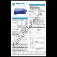Megacell 51.2v 100 amper lifepo4 akü