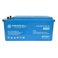 Megacell LiFePO4 ABS 12.8 V 220 Ah Lityum Demir Fosfat Akü