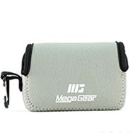Megagear MG1246 Canon Powershot SX730 HS Neopren Gri Kamera Kılıfı