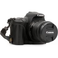 Megagear MG1306 Canon Eos Eos 200D Deri Siyah Kamera Kılıfı