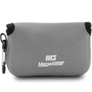 Megagear MG1425 Panasonic Lumix ZS200 Neopren Gri Kamera Kılıfı
