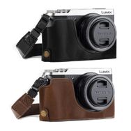 Megagear MG972 Panasonic Lumix DMC-GX85-GX80 Deri Kamera Çantası